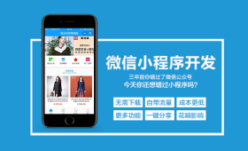 微信小程序商城定制开发